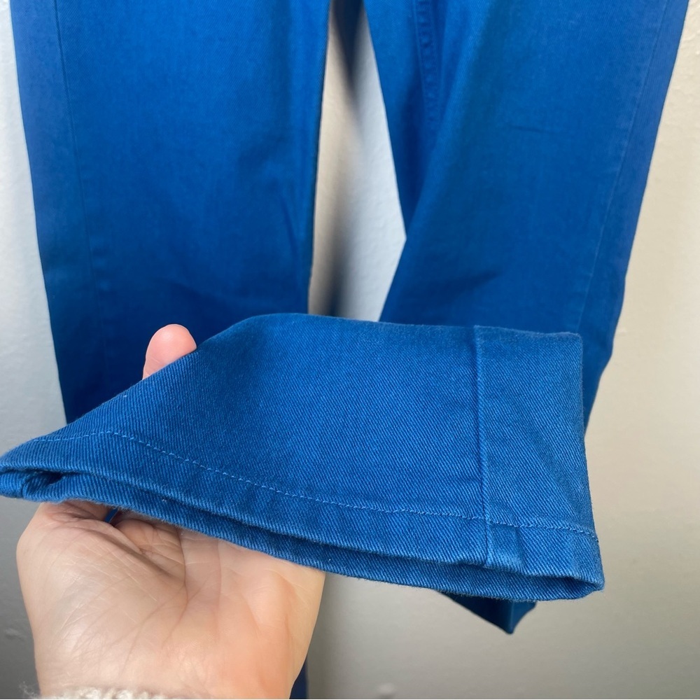 Yves Saint Laurent YSL Blue Straight Leg Jeans Low Rise Stretch Denim EU 36 US 6 - Picture 6 of 14